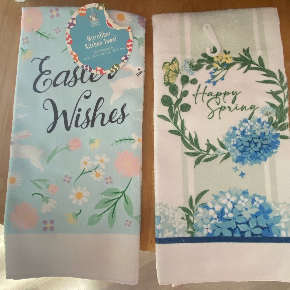 Easter and Spring Kitchen Towels